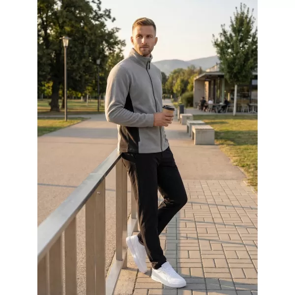  Мъжки поларен суичър ALTISPORT NoPrint NP/ALM725 СВЕТЛО СИВО 