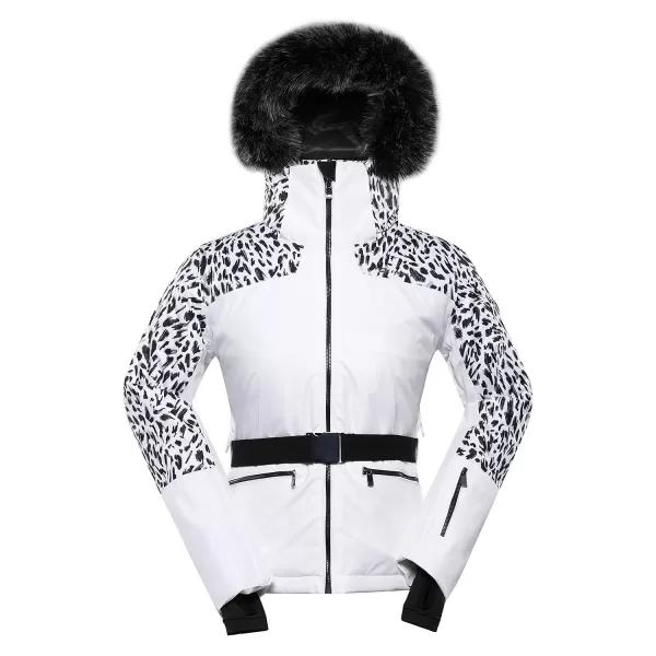  Дамско ски яке ALPINE PRO OLADA LJCB603 БЯЛ 