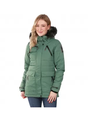 Дамско яке ALPINE PRO WERDA LJCD644 ЗЕЛЕНО