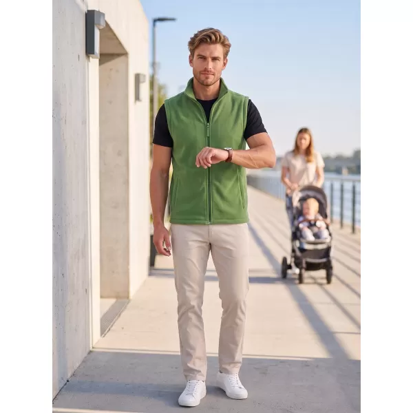  Унисекс жилетка от полар ALTISPORT NoPrint NP/ALU815 ЗЕЛЕНА ТРЕВА 