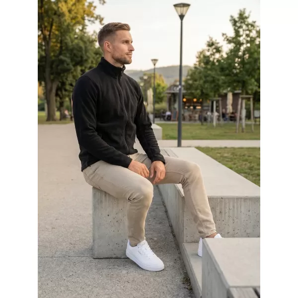  Мъжки поларен суичър ALTISPORT NoPrint NP/ALM725 ЧЕРЕН 