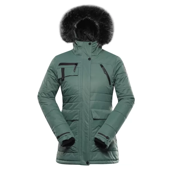  Дамско яке ALPINE PRO WERDA LJCD644 ЗЕЛЕНО 