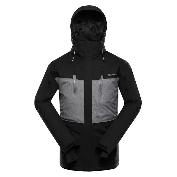  Мъжко ски яке ALPINE PRO COMED MJCD716 ЧЕРЕН 