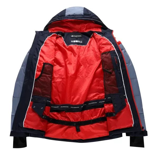  Мъжко ски яке с пух ALPINE PRO FERER MJCD697 СИНЬО 