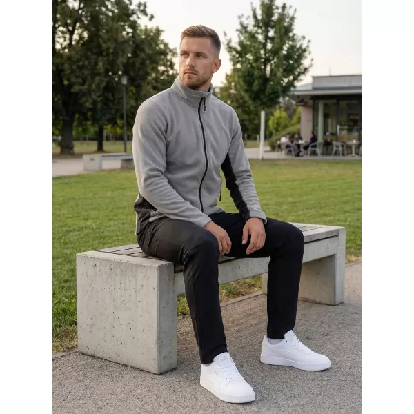 Мъжки поларен суичър ALTISPORT NoPrint NP/ALM725 СВЕТЛО СИВО 