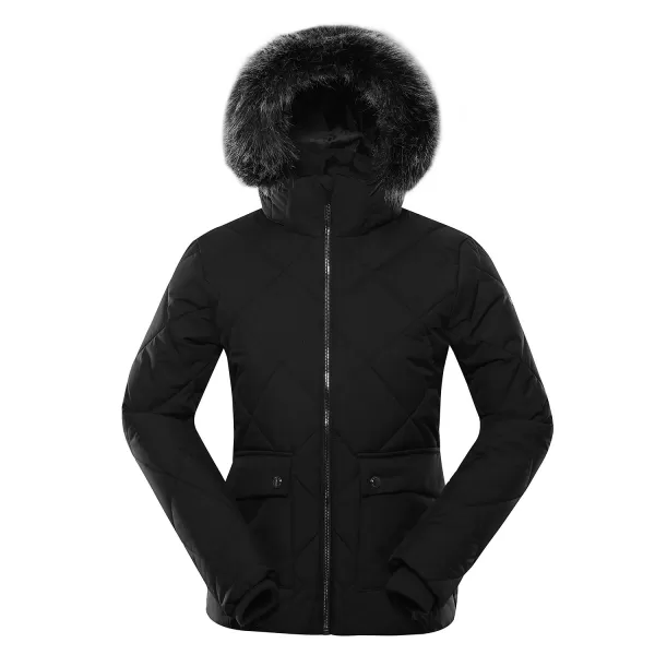  Женско яке ALPINE PRO LODERA LJCB593 ЧЕРНО 