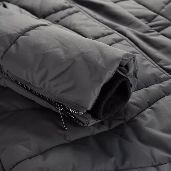  Палто ALPINE PRO GOLENA LCTD231 ТЪМНО СИВО 