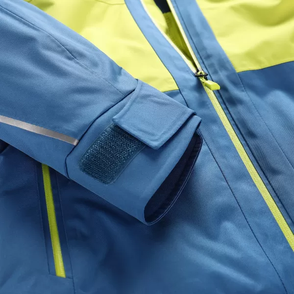  Ски яке ALPINE PRO REAMO KJCB305 СВЕТЛО ЗЕЛЕНО 
