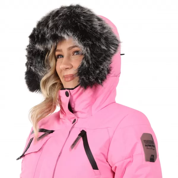  Дамско яке ALPINE PRO WERDA LJCD644 РОЗОВО 