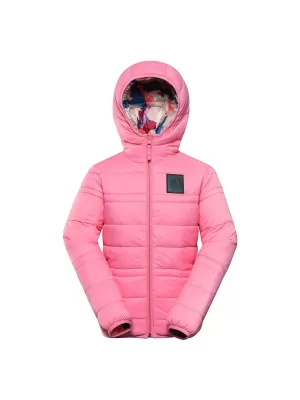 Детско двустранно яке Hi-Thherm ALPINE PRO DOUWO KJCD336 РОЗОВО