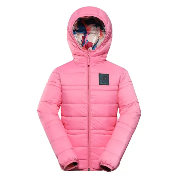  Детско двустранно яке Hi-Thherm ALPINE PRO DOUWO KJCD336 РОЗОВО 