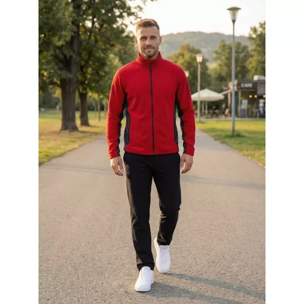  Мъжки суичър за руно ALTISPORT NoPrint NP/ALM725 ЧЕРВЕНО 