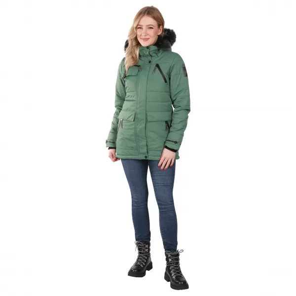  Дамско яке ALPINE PRO WERDA LJCD644 ЗЕЛЕНО 