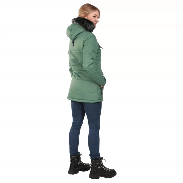  Дамско яке ALPINE PRO WERDA LJCD644 ЗЕЛЕНО 