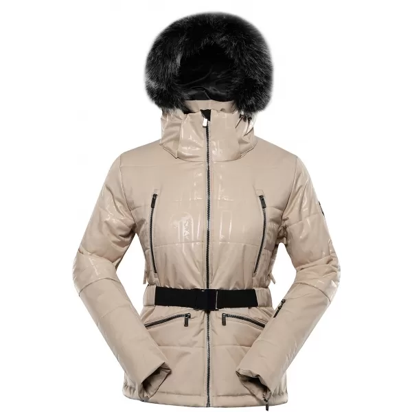  Дамско ски яке ALPINE PRO DAMA LJCD655 БЯЛ ПИПЕР 