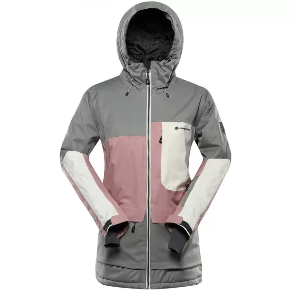  Дамско ски яке ALPINE PRO GARGA LJCD657 СИВО 