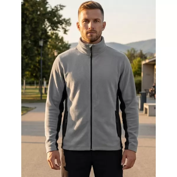  Мъжки поларен суичър ALTISPORT NoPrint NP/ALM725 СВЕТЛО СИВО 