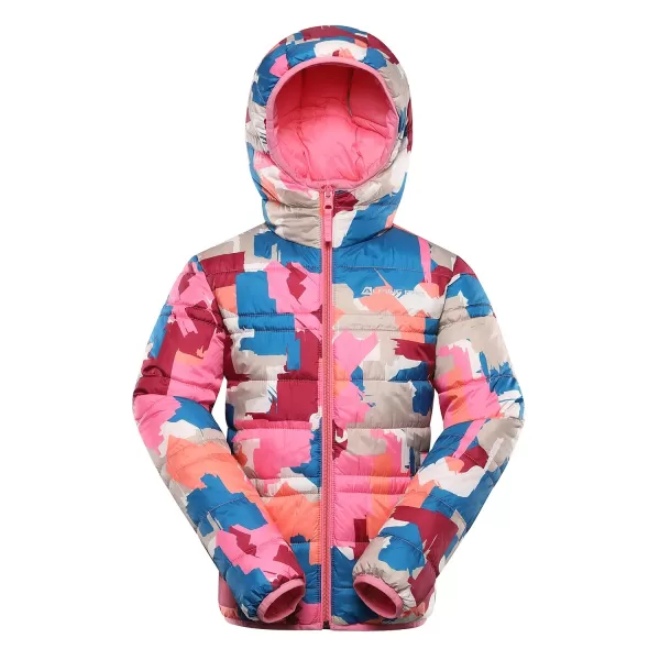  Детско двустранно яке Hi-Thherm ALPINE PRO DOUWO KJCD336 РОЗОВО 