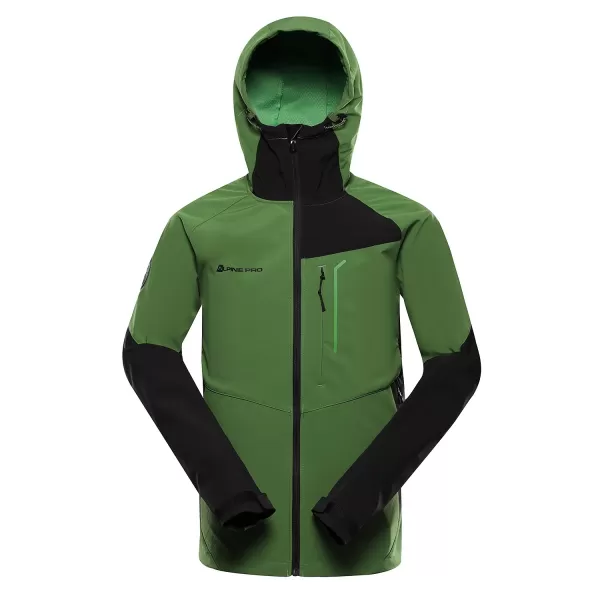  Мъжко яке за софтуер ALPINE PRO ESPRIT MJCD622 ЗЕЛЕНО 