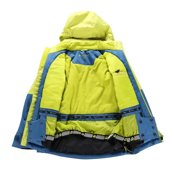  Ски яке ALPINE PRO REAMO KJCB305 СВЕТЛО ЗЕЛЕНО 
