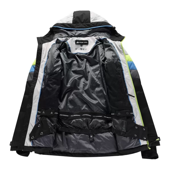  Мъжко перо ски яке ALPINE PRO FEEDR MJCB638 ЧЕРНО 