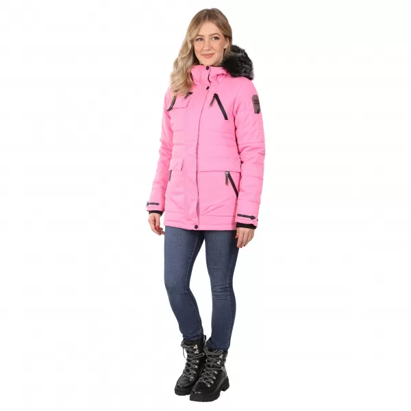  Дамско яке ALPINE PRO WERDA LJCD644 РОЗОВО 