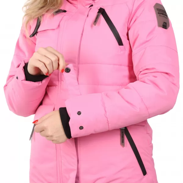  Дамско яке ALPINE PRO WERDA LJCD644 РОЗОВО 