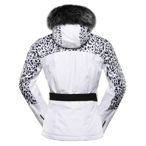  Дамско ски яке ALPINE PRO OLADA LJCB603 БЯЛ 