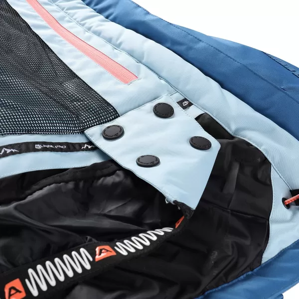  Дамско ски яке ALPINE PRO REAMA LJCB601 СИНЬО 
