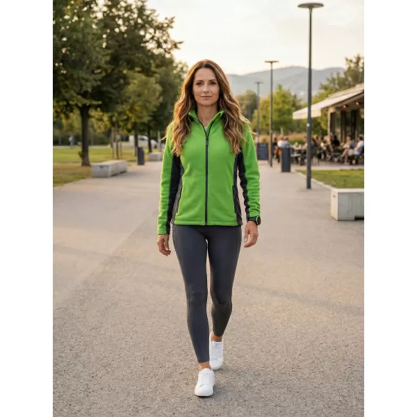  Дамски поларен суичър ALTISPORT NoPrint NP/ALW825 ЯБЪЛКОВО ЗЕЛЕНО 