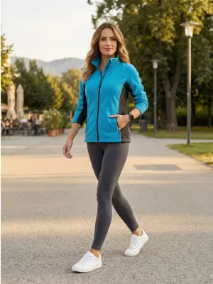 Суитчър за женско руно ALTISPORT NoPrint NP/ALW825 ТЮРКОАЗ