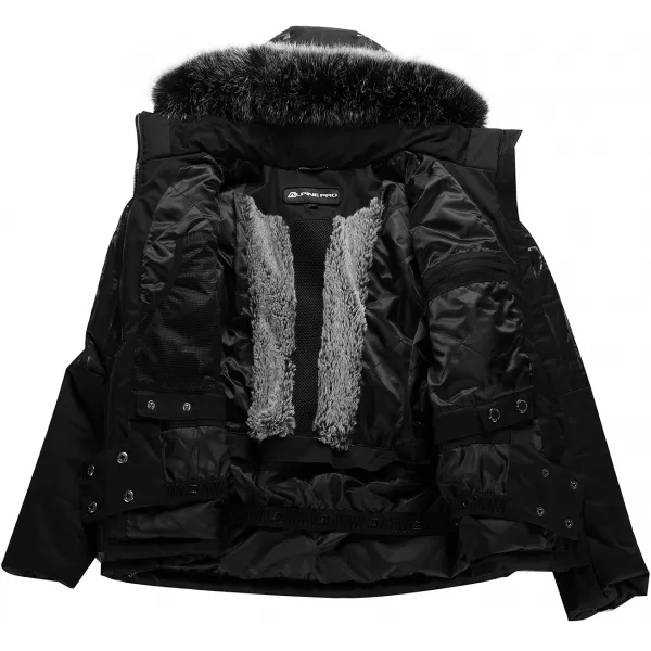  Дамско ски яке ALPINE PRO DAMA LJCD655 ЧЕРНО 