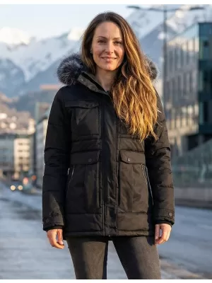 Дамско яке ALPINE PRO EGYPA LJCB592 ЧЕРНО