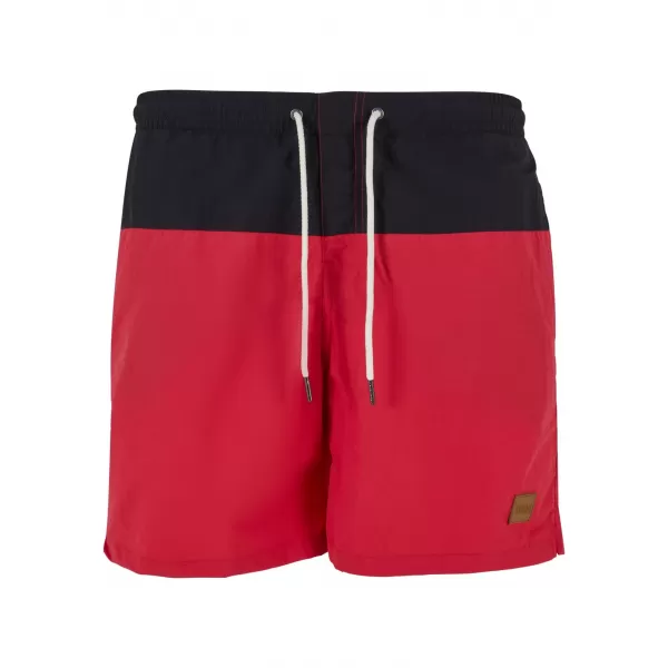  Къси панталони URBAN CLASSICS TB1026 ЧЕРНО/ЧЕРВЕНО 