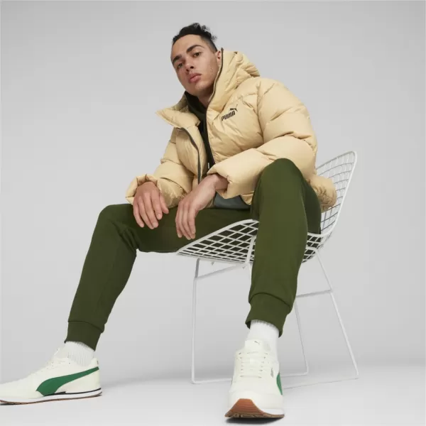 Мъжко яке PUMA HOODED ULTRA DOWN PUFFER JACKET БЕЖОВО 