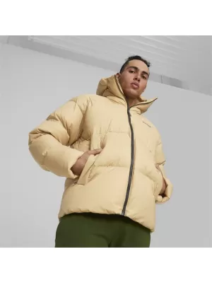 Мъжко яке PUMA HOODED ULTRA DOWN PUFFER JACKET БЕЖОВО