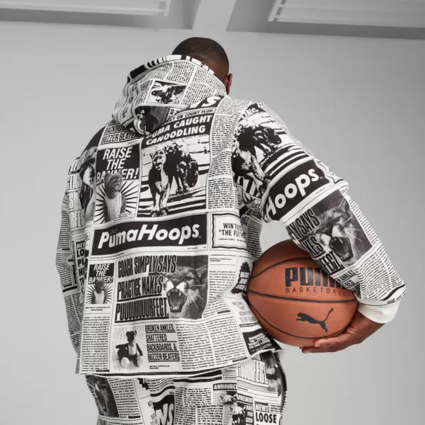  Мъжки суичър PUMA MEDIA DAY HOODIE ЧЕРЕН 