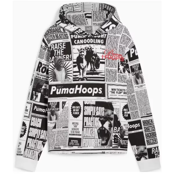  Мъжки суичър PUMA MEDIA DAY HOODIE ЧЕРЕН 
