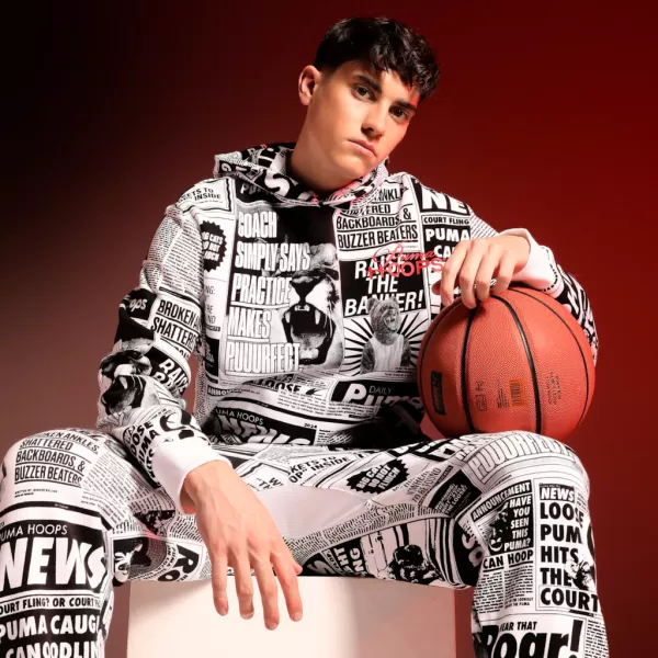  Мъжки суичър PUMA MEDIA DAY HOODIE ЧЕРЕН 