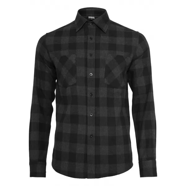  Риза URBAN CLASSICS TB297 ЧЕРЕН/ВЪГЛЕН 
