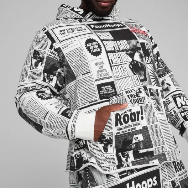  Мъжки суичър PUMA MEDIA DAY HOODIE ЧЕРЕН 