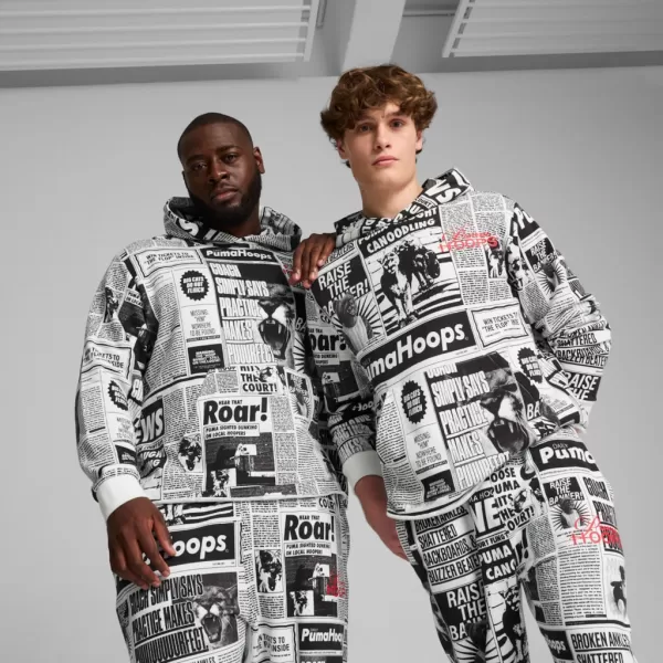  Мъжки суичър PUMA MEDIA DAY HOODIE ЧЕРЕН 