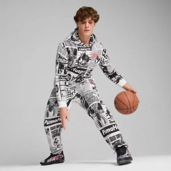  Мъжки суичър PUMA MEDIA DAY HOODIE ЧЕРЕН 