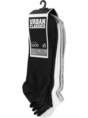 Чорапи URBAN CLASSICS TB1470 ЧЕРНО/БЯЛО/СИВО