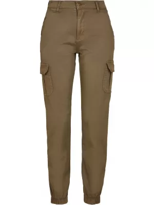 Дамски панталони URBAN CLASSICS TB3048 МАСЛИНА