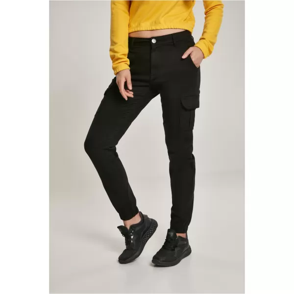  Дамски панталони URBAN CLASSICS TB3048 ЧЕРНО 