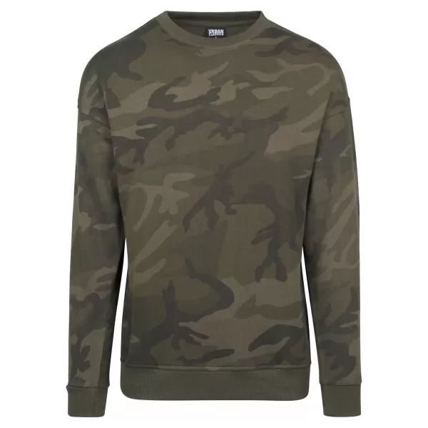  Мъжки суичър URBAN CLASSICS TB1782 OLIVE CAMO 