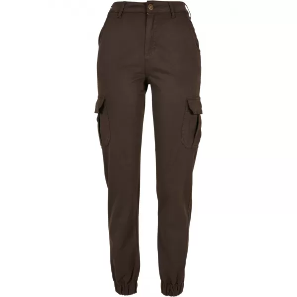  Дамски панталони URBAN CLASSICS TB3048 БРАУН 