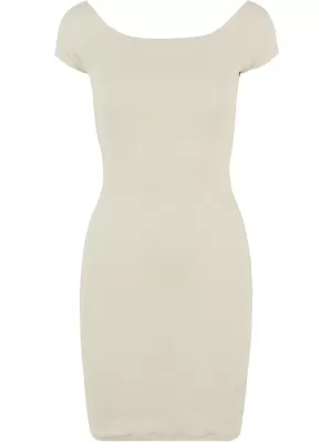 Рокля URBAN CLASSICS TB1501 БЯЛ/ПЯСЪК
