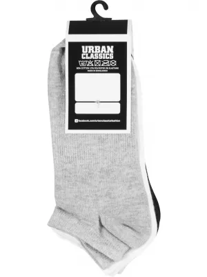 Чорапи URBAN CLASSICS TB1470 ЧЕРНО/БЯЛО/СИВО